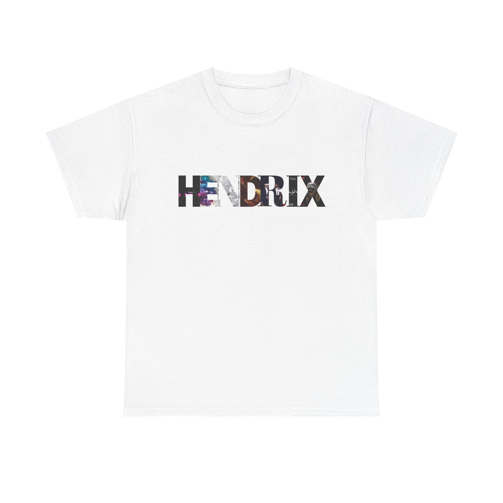 Hendrix Graphic Tee — Retro Psychedelic Band Name T-Shirt