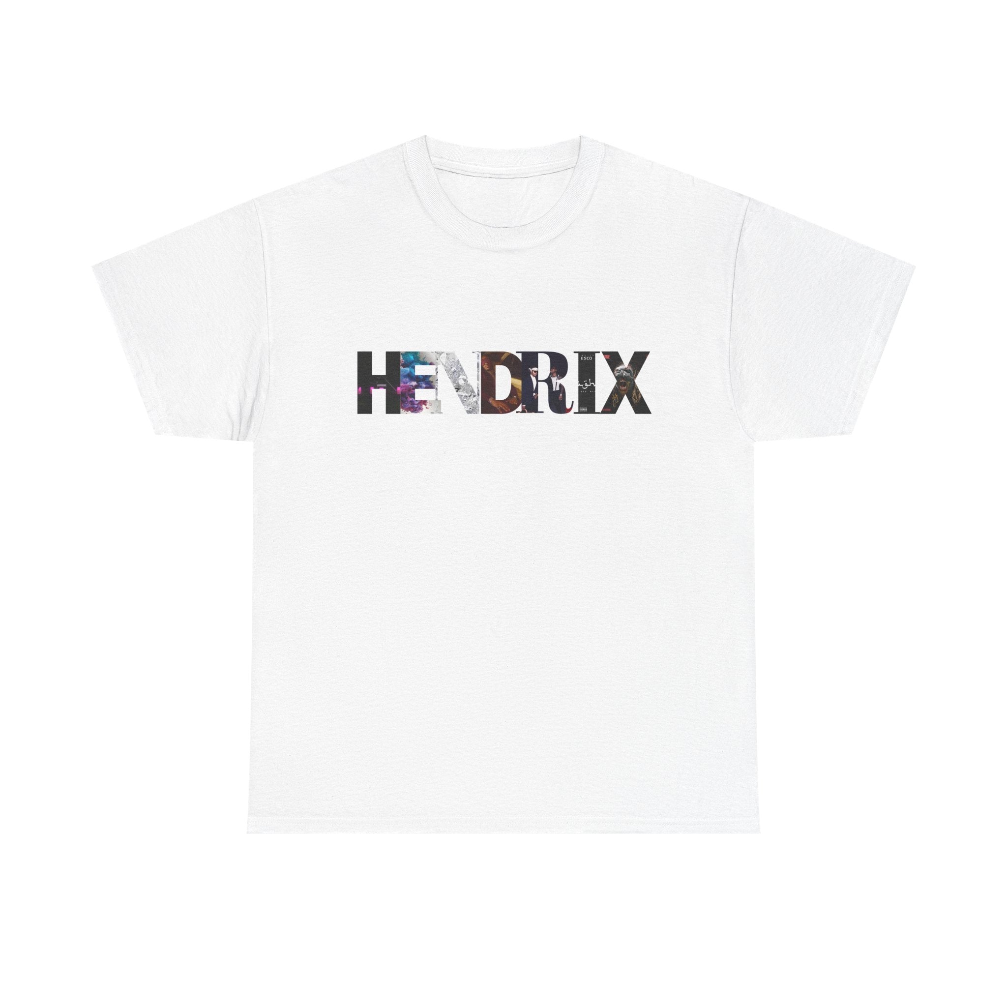 Hendrix Graphic Tee — Retro Psychedelic Band Name T-Shirt