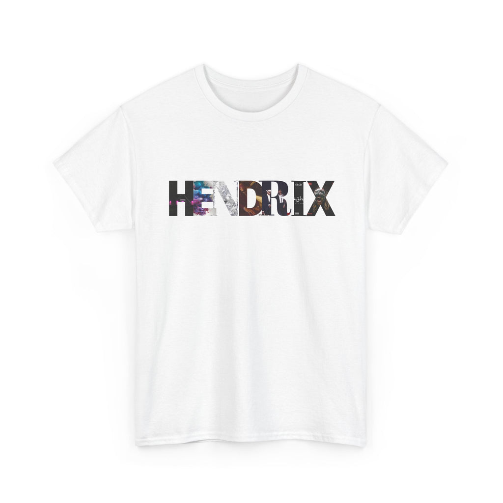 Hendrix Graphic Tee — Retro Psychedelic Band Name T-Shirt
