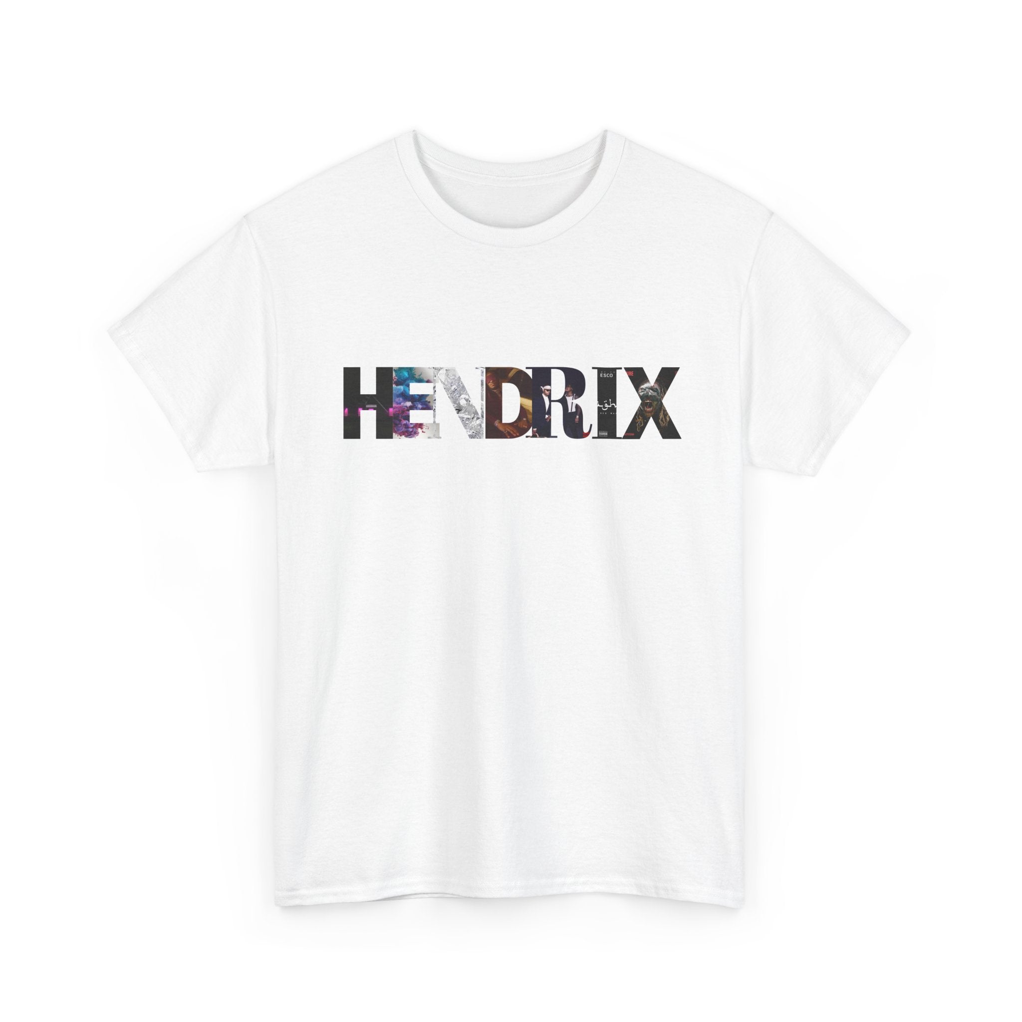 Hendrix Graphic Tee — Retro Psychedelic Band Name T-Shirt