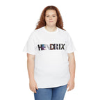 Hendrix Graphic Tee — Retro Psychedelic Band Name T-Shirt