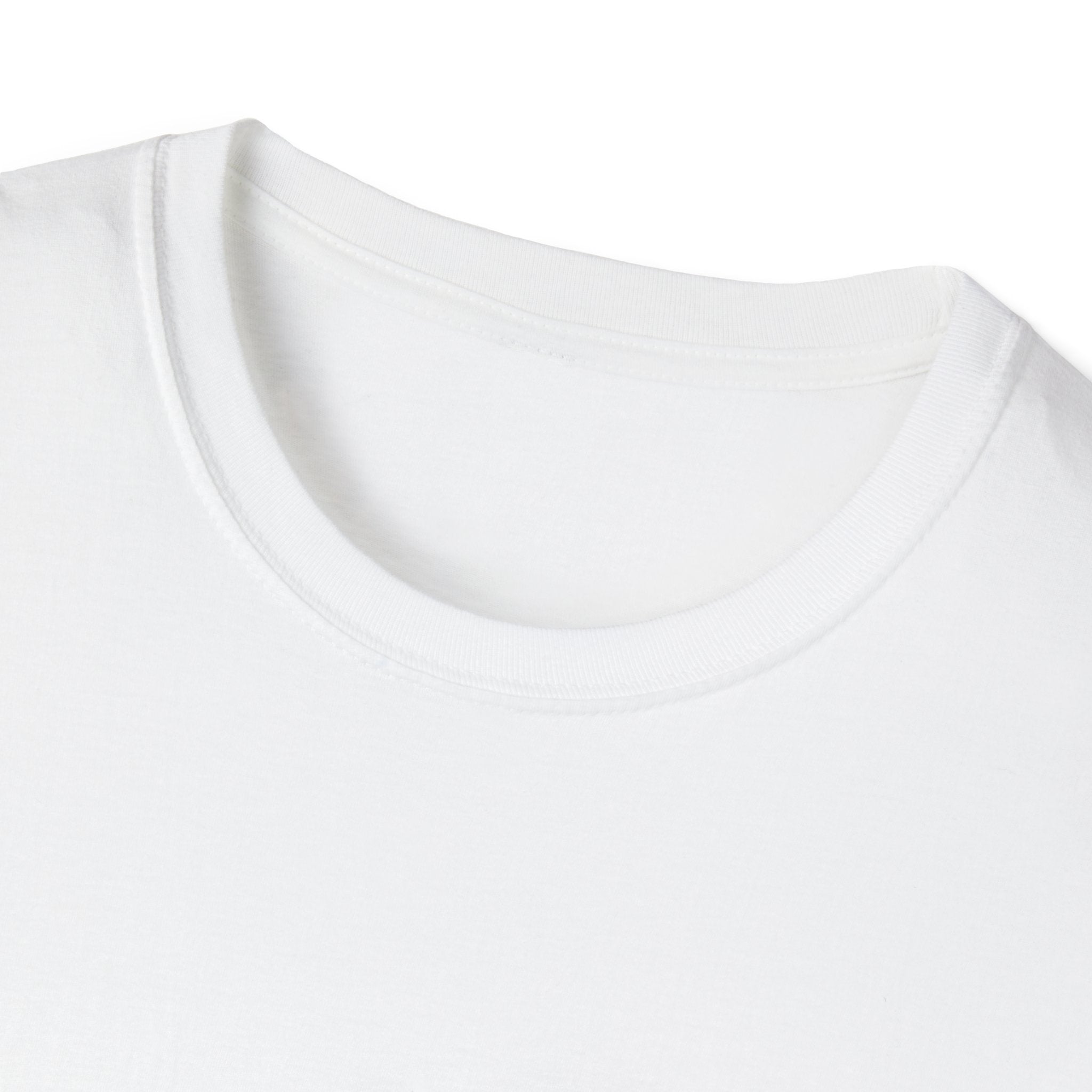 Smile Script Tee — Minimalist White T-Shirt with Elegant Cursive Text